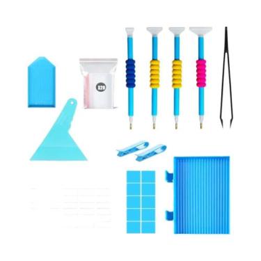 Imagem de Conjunto De Ferramentas Para Pintura Diamante: Caneta De Perfuração Rá