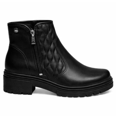 Imagem de Bota Dakota Coturno Curto Ankle Boot Almería Feminina D2731 Cor:PretoT