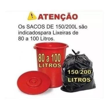 Imagem de 100 Unidades Saco De Lixo 40 Litros