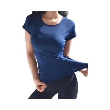 Imagem de Camiseta Esportiva Feminina De Verão, Rápido Secagem E Respirável, Top