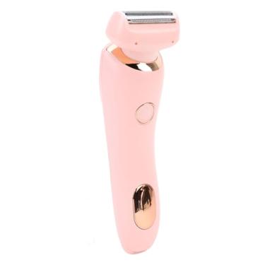 Imagem de Dioche Aparador de Pêlos Corporal Elétrico Feminino 3d Folha Flutuante Malha Biquíni Aparador de Pêlos Ipx7 à Prova de água Usb Recarregável para Rosto Pernas Axilas (Rosa)