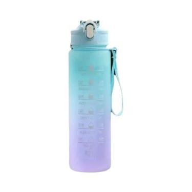 Imagem de Garrafa De Água Esportiva De 700ml Resistente a Quedas Com Escala De T