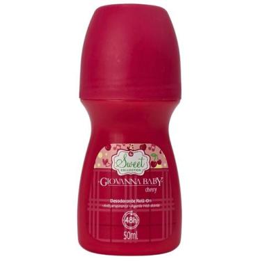 Imagem de Desodorante Roll-on Cherry 48h Vegano Giovanna Baby 50ml