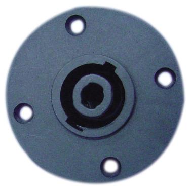 Imagem de Plugue Speakon Femea Csr Sk-099 4 Vias Grande Metal Com...