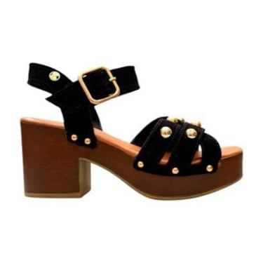 Imagem de Sandália Bottero Couro Camurça Bovina-Feminino