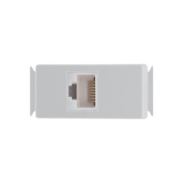Imagem de Módulo para Tomada para Transmissão de Dados RJ45 cat. 6 Tramontina Aria Branco
