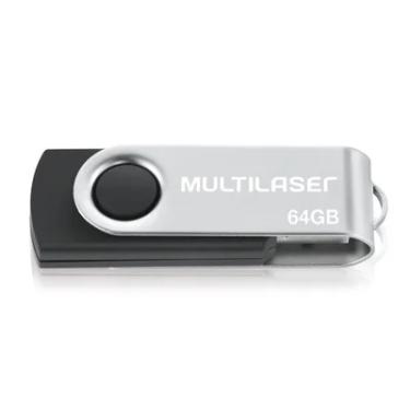 Imagem de Pen Drive 64GB, Multi Pd590 Twist, USB 2.0