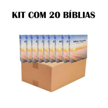 Imagem de Kit 20 Biblias Pequena Evangelismo - REI DAS BIBLIAS