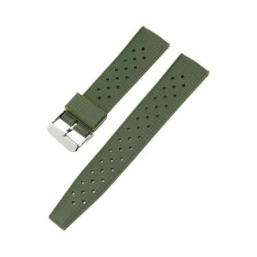 Imagem de Pulseira De Borracha Tropic De 20mm 22mm Com Liberação Rápida Para Rel