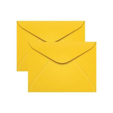 Imagem de Envelope Para Convite Amarelo 114X162Mm Scrity 100Un