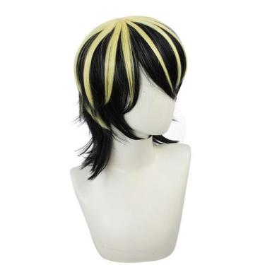 Imagem de Peruca de cosplay Tokyos Revs Engers Hanemiyas Kazutoras 40cm - yiweis