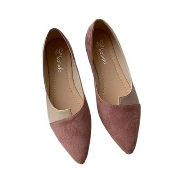 Imagem de Sapatos Femininos De Bico Fino, Sem Cadarço, Respiráveis, Casuais, Est