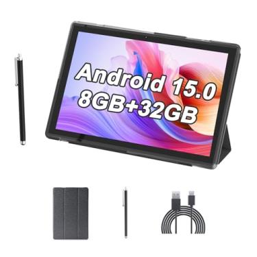 Imagem de ATOZEE Tablet de 10 polegadas, tablets Android 14 8 GB de RAM, 64 GB de ROM, 1024 GB, tablet expansível de 2 MP, câmera de 8 MP, Bluetooth, WiFi-6, tablet de 10,1 polegadas, IPS tela HD de 10