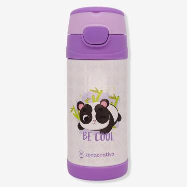Imagem de Garrafa Térmica Top Handle 350Ml Panda Zona Criativa