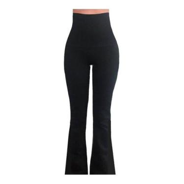 Imagem de Calça Bailarina Cintura Alta Suplex De Alta Compressão - PRETO  - Fasc