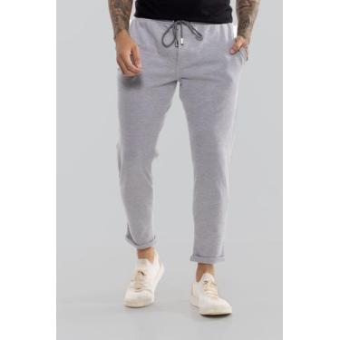 Imagem de Calça Alfaiataria Piquet - RED FEATHER, XGG, Cinza mescla