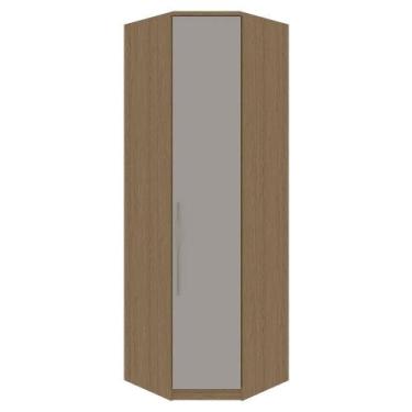 Imagem de Guarda Roupa Modulado 01 Porta 234cm Canto Oblíquo Setiba - Móveis Rim
