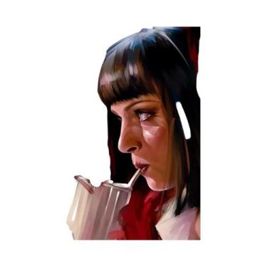 Imagem de Pôster De Pintura Em Tela Pulp Fiction Arte Moderna Para Decoração De 