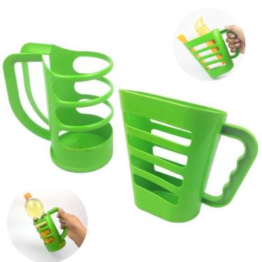 Imagem de Kit 2 Suportes Porta Óleo Azeite Garrafa Leite Saquinho Com Alças Plás