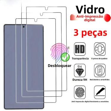 Imagem de Protetor De Tela De Vidro Temperado Para Samsung Galaxy S24 Ultra S25 