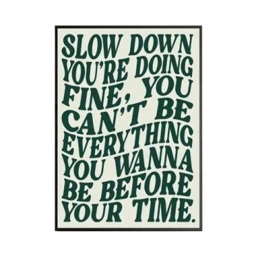 Imagem de Pôster De Pintura Em Tela Com Tema Musical Retrô Para Decoração De Sal