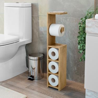 Imagem de Organizador Papel Higiênico Vertical Decorativo Austria Cinamomo