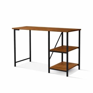 Imagem de Escrivaninha Mesa Office Estudo Estilo Industrial 110cm KLM Móveis, Pr