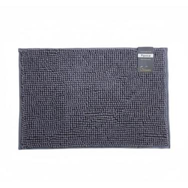 Imagem de Tapete Banheiro Pipoca Antiderrapante 38x58cm Microfibra Sultan, Azul 