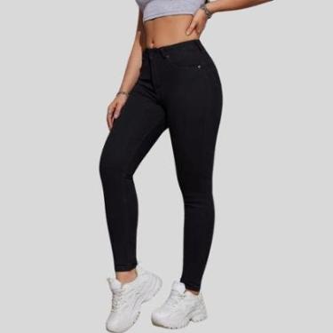 Imagem de Kit 3 Calças Skinny Tex Jeans Elegante e Casual Feminina-Feminino