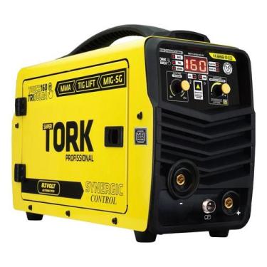 Imagem de Maquina Solda Inversora Mig Sem Gás 160a Mma Tig Trisolda 50/60Hz Tork