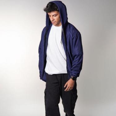 Imagem de Jaqueta Corta Vento Masculina Esportiva Impermeável Leve com Capuz Cas