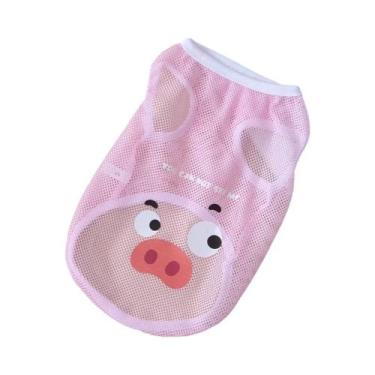 Imagem de Camiseta Respirável Para Cães, Verão E Primavera, Malha Fresca Com Est