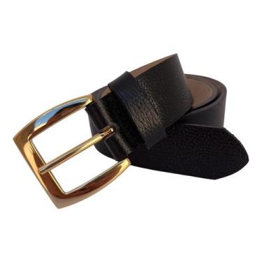 Imagem de Cinto Feminino Estilo Country Casual Couro Legítimo - RIJEERO, Preto, 