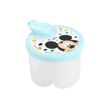 Imagem de Pote Dosador Porta Leite em Pó Achocolatado com 3 Divisórias Plasútil,