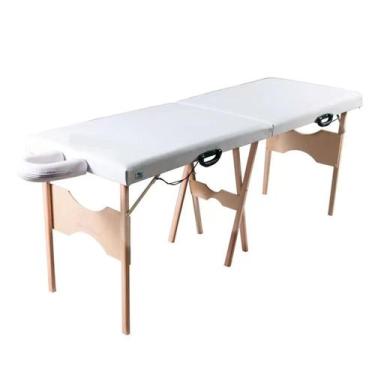 Imagem de Maca Dobrável Maleta Portátil Queima de estoque - Santa fé, Branco