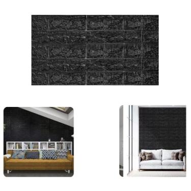 Imagem de Placa Adesivo Papel De Parede Painel 3d Tijolinho Mármore 70x70 - Chin