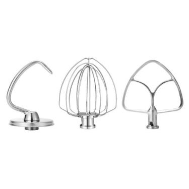 Imagem de Acessórios de aço inoxidável para misturador KitchenAid 4.5-5 Qt - Wis
