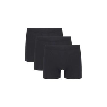 Imagem de Kit/3 Cueca Boxer Hering 77UC Masculina Algodão T. P/XXG, M, N10, Pret