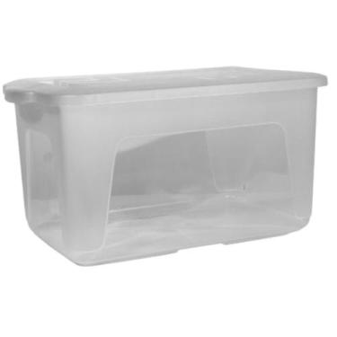 Imagem de Caixa Organizadora - Transparente 34L Com Tampa Grande Unidade - GIOTT