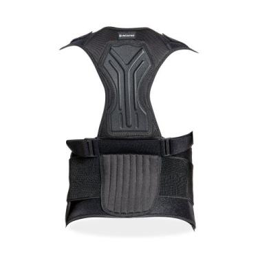 Imagem de Corretor Postural Ergonômico Largo Ortho Care Dellamed, Preto, unico