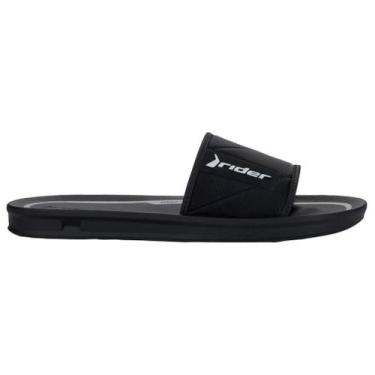 Imagem de Chinelo Masculino Rider Street Slide Barato 11578, 43/44, Preto cinza