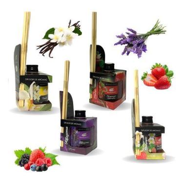 Imagem de Difusor De Aromas Ambiente Aromatizador Com Varetas - HOME22, Lilás