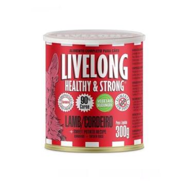 Imagem de Ração Úmida Livelong Healthy & Strong Sabor Cordeiro para Cães