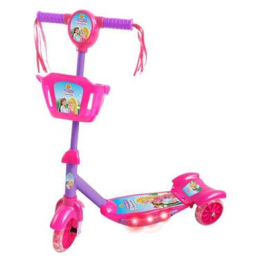 Imagem de Patinete com cesta sonho de princesa - dm toys - DMTOYS