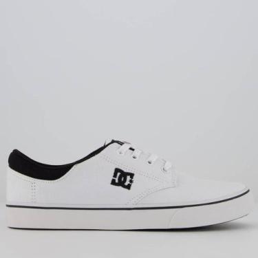 Imagem de Tênis DC Plaza Lite Branco e Preto, 44