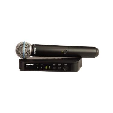Imagem de Microfone Profissional Sem Fio BLX 24BR/B58 J10 - SHURE