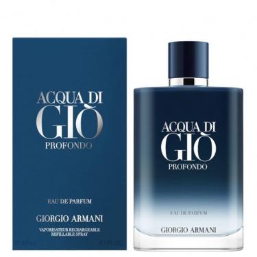 Imagem de Perfume Acqua Di Gio Profondo Eau de Parfum Almiscarado Amadeirado 200ML Armani