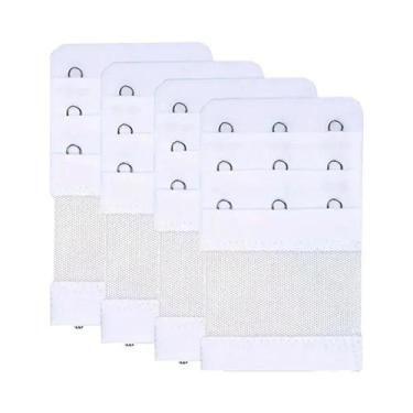 Imagem de Extensor De Alça De Sutiã Ajustável Com 3 Ganchos (Pacote Com 4)  Aces