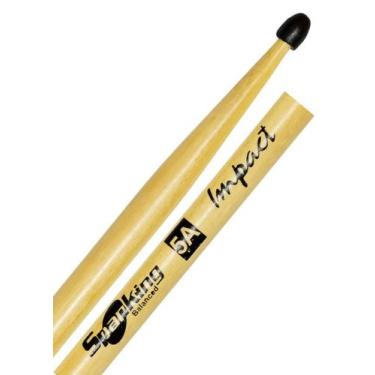 Imagem de Baqueta Spanking Linha Impact 5A Longa com Ponta de Nylon (4159)