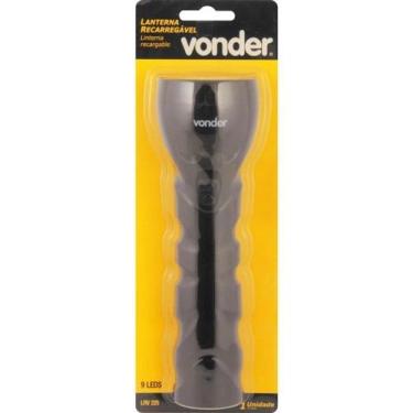 Imagem de LANTERNA RECARREGÁVEL COM 9 LEDs BIVOLT - 8075225000 - VONDER, Único